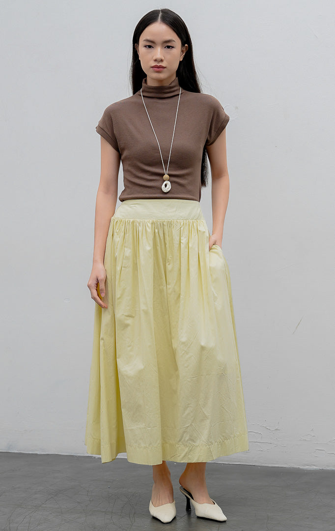 Alora Skirt Butter Yellow