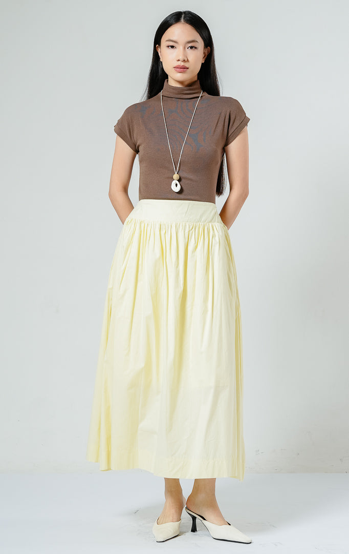 Alora Skirt Butter Yellow