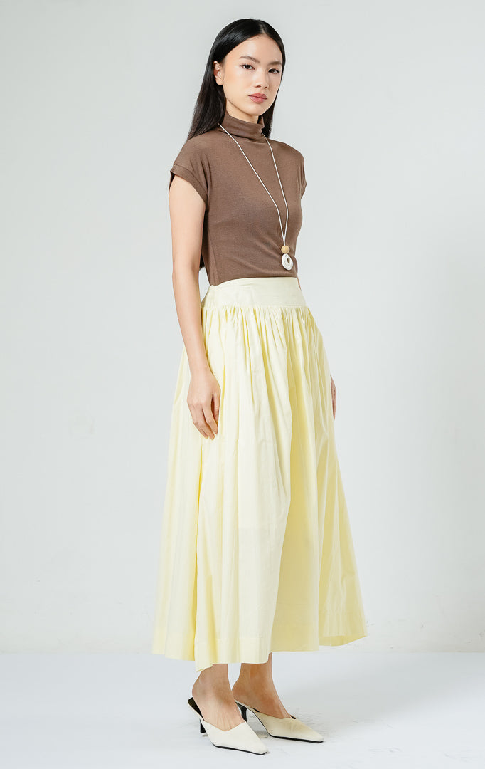 Alora Skirt Butter Yellow