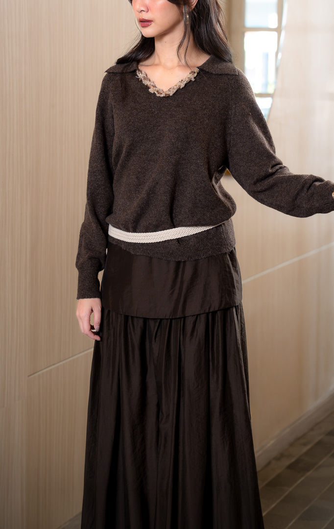 SF Elfie Skirt Dark Brown
