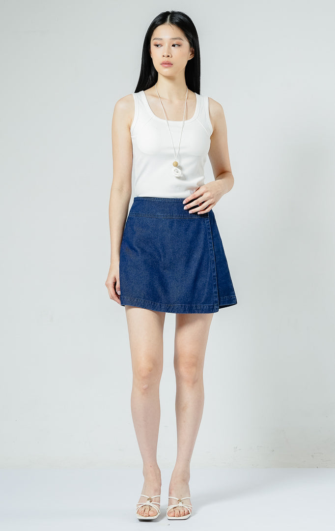 Ronan SKort Dark Denim