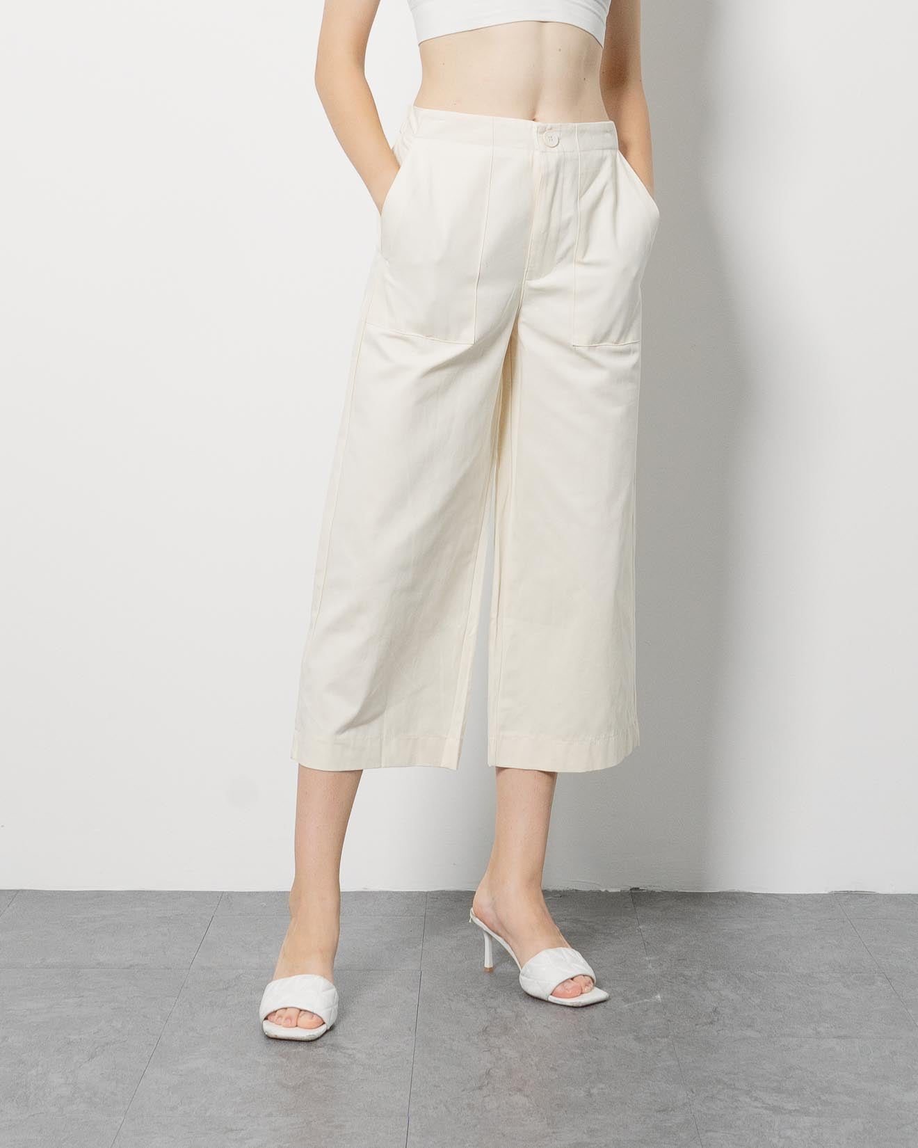 Hayden Ivory Straight Pants – 286205