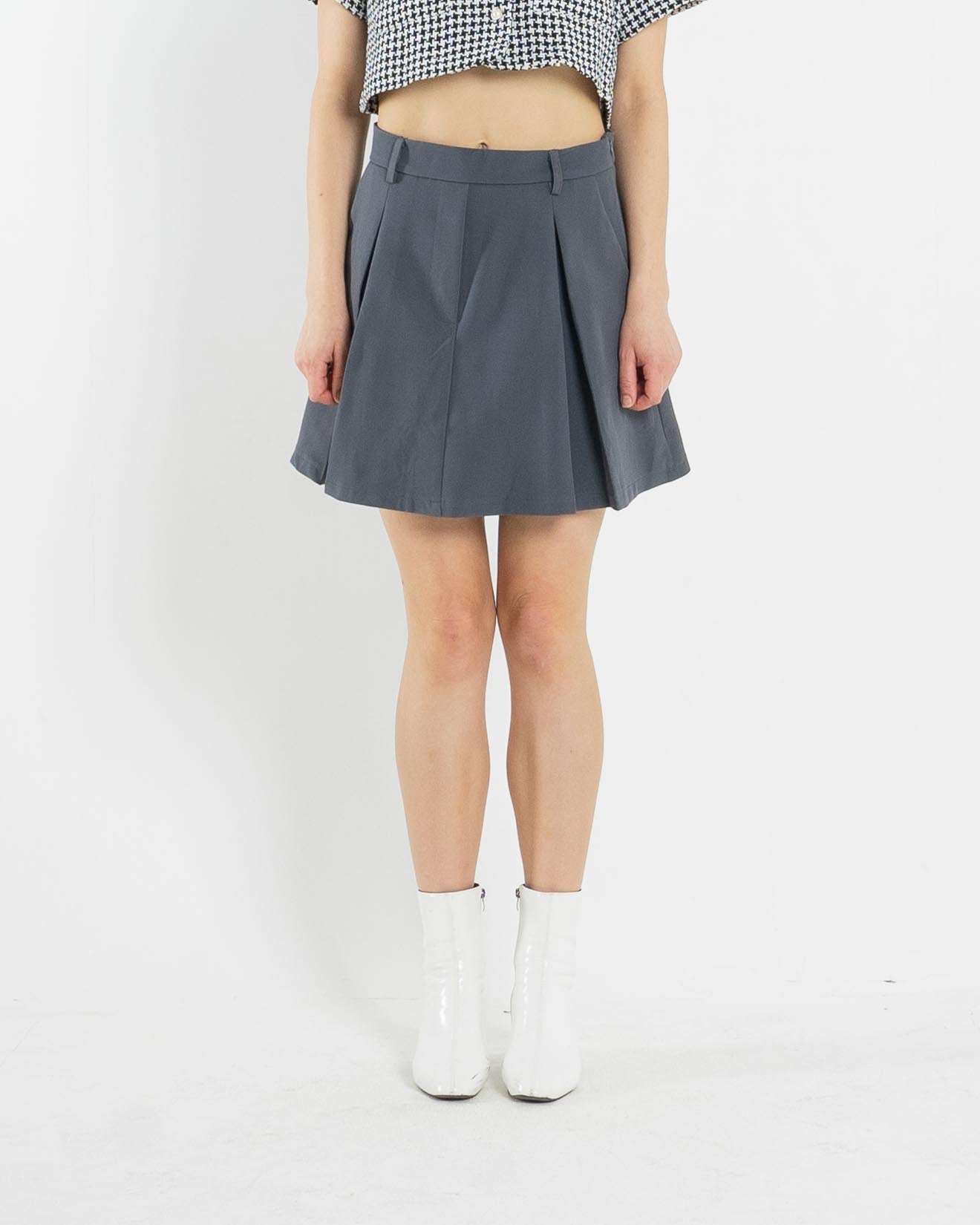 Sharon Mini Dark Grey Skort – 286906