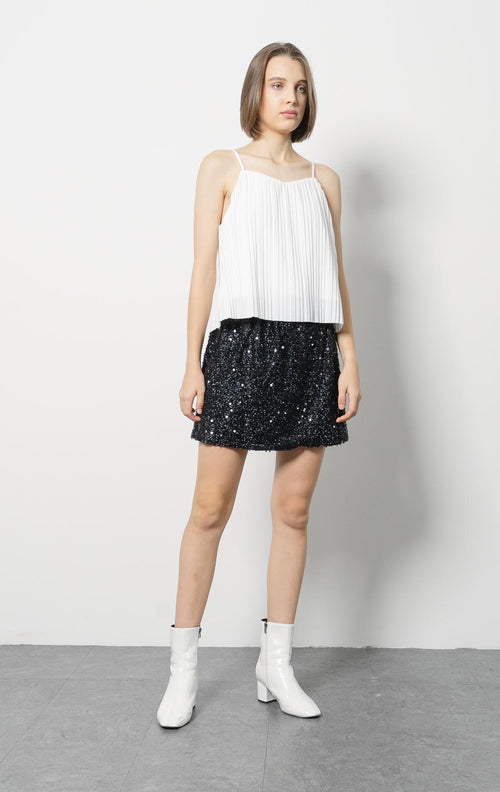 Shanice Black Sequin Skirt – 286949