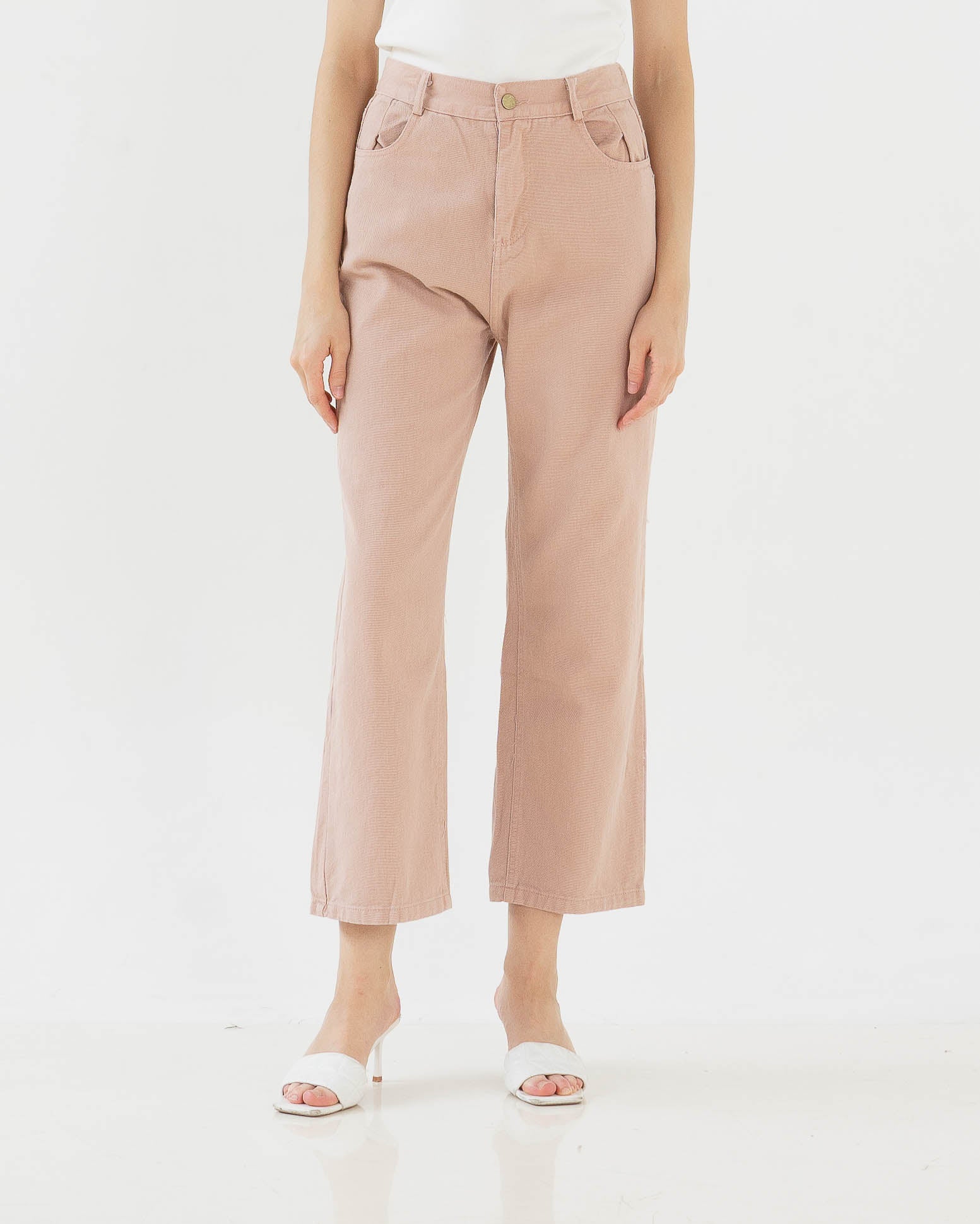 Mathilda Denim Pants Pink - 286966