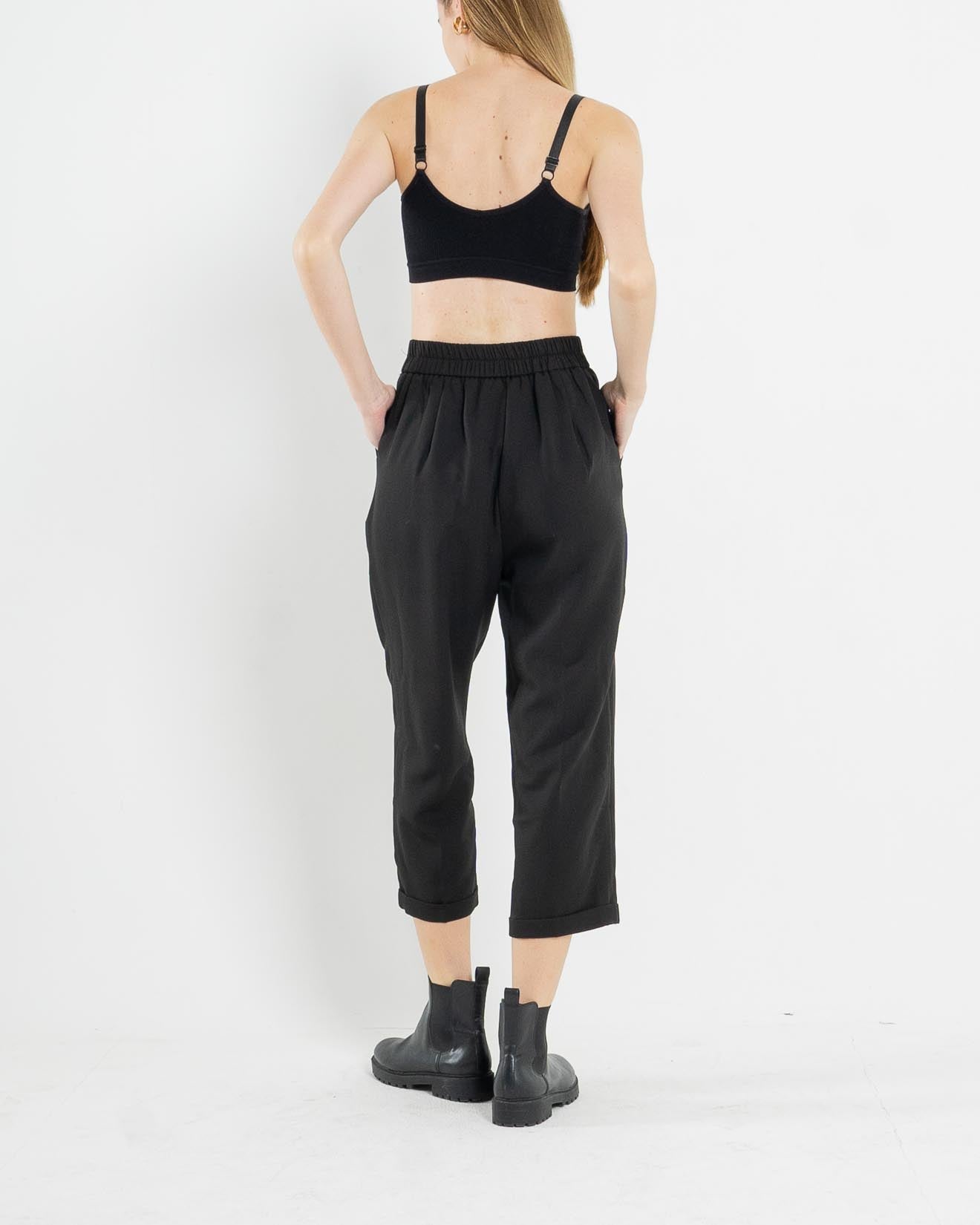 Julia Peg Leg Black Pants – 286969