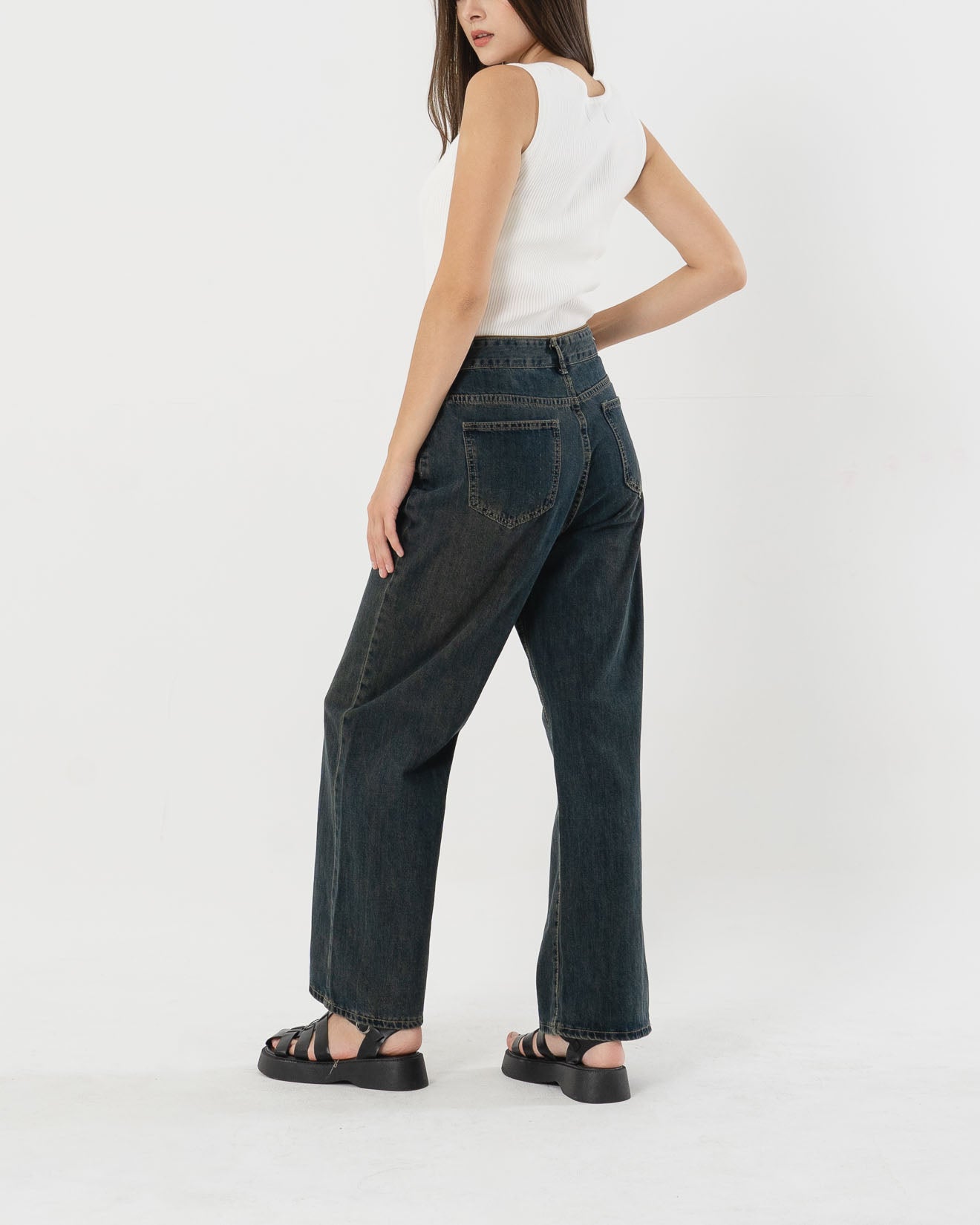 Bruno Straight Leg Denim Pants - 287801