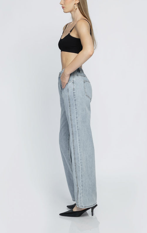 Calvin High Waist Denim Pants - 287802