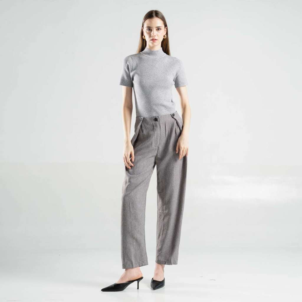 Gerald Pants Grey - Celana Panjang Wanita -287923