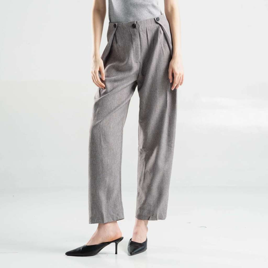 Gerald Pants Grey - Celana Panjang Wanita -287923