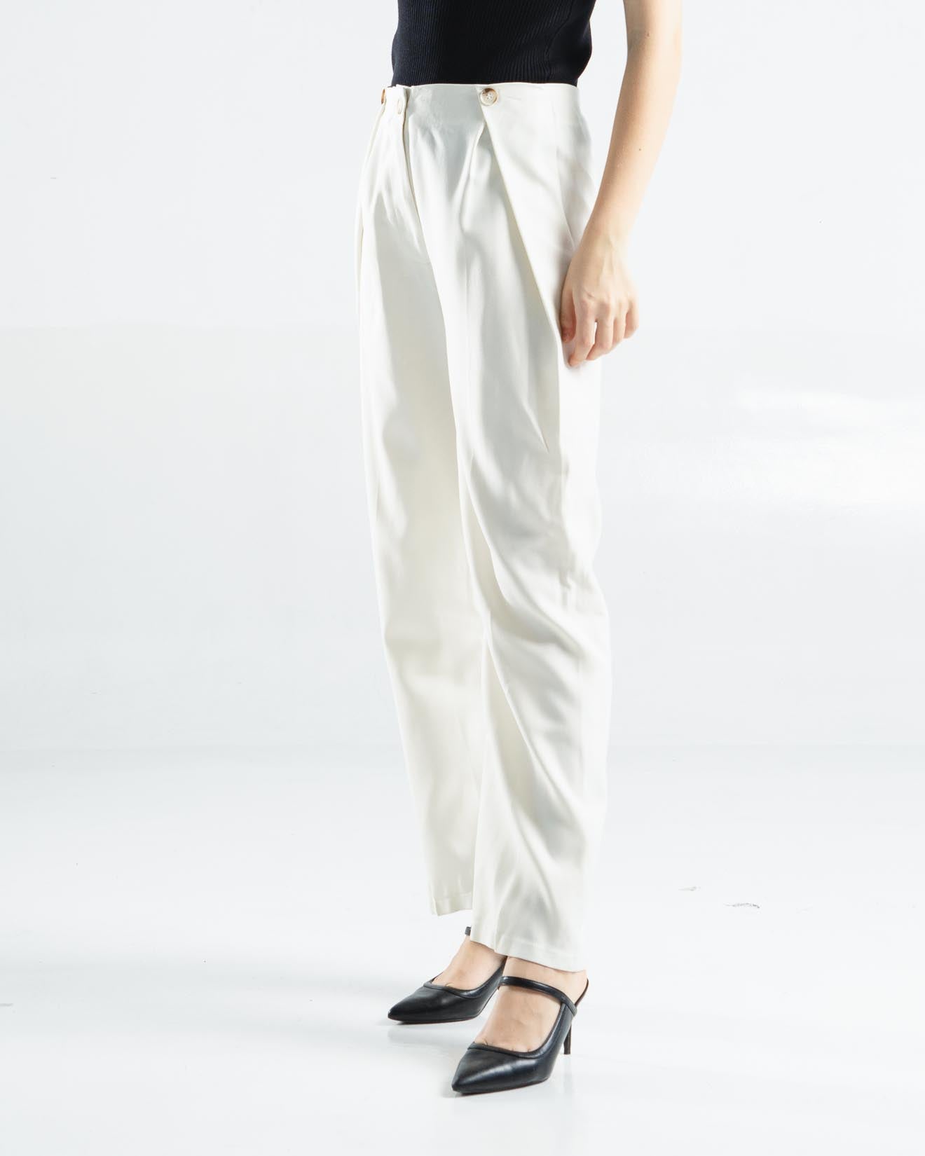 Gerald Pants Ivory - Celana Panjang Wanita - 287924