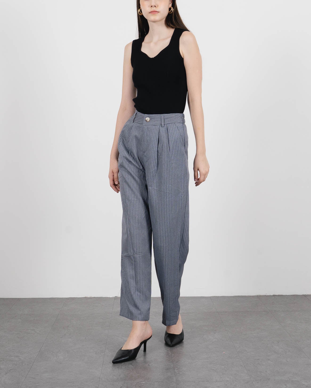 Carra Pants Grey - Celana Panjang Wanita - 287930