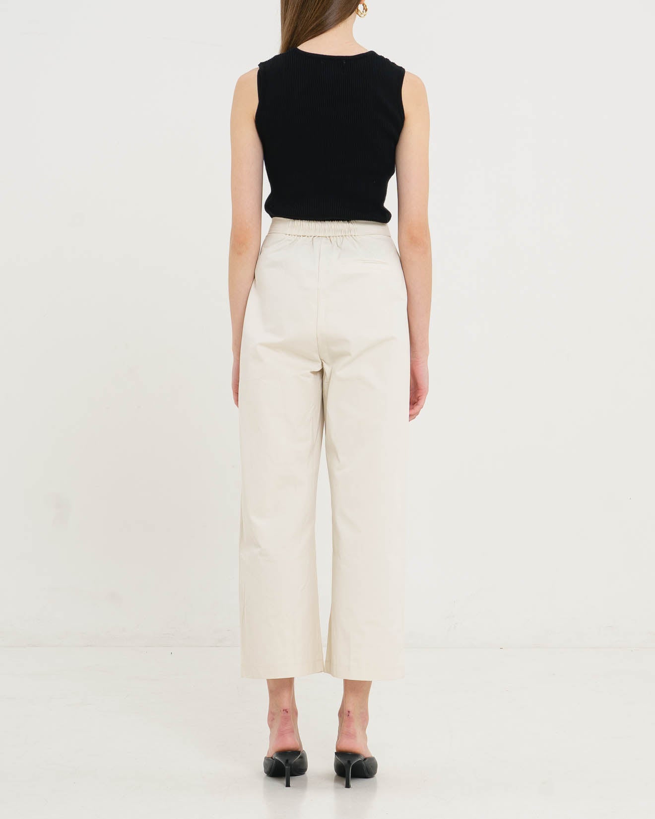 Kylo Wide Ivory Pants – Celana Panjang Wanita - 288208