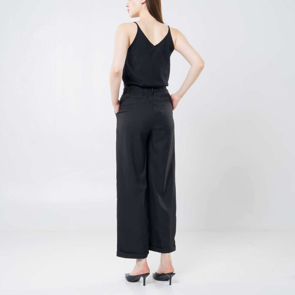 Niki Wide Black Pants – Celana Panjang Wanita Formal - 288903