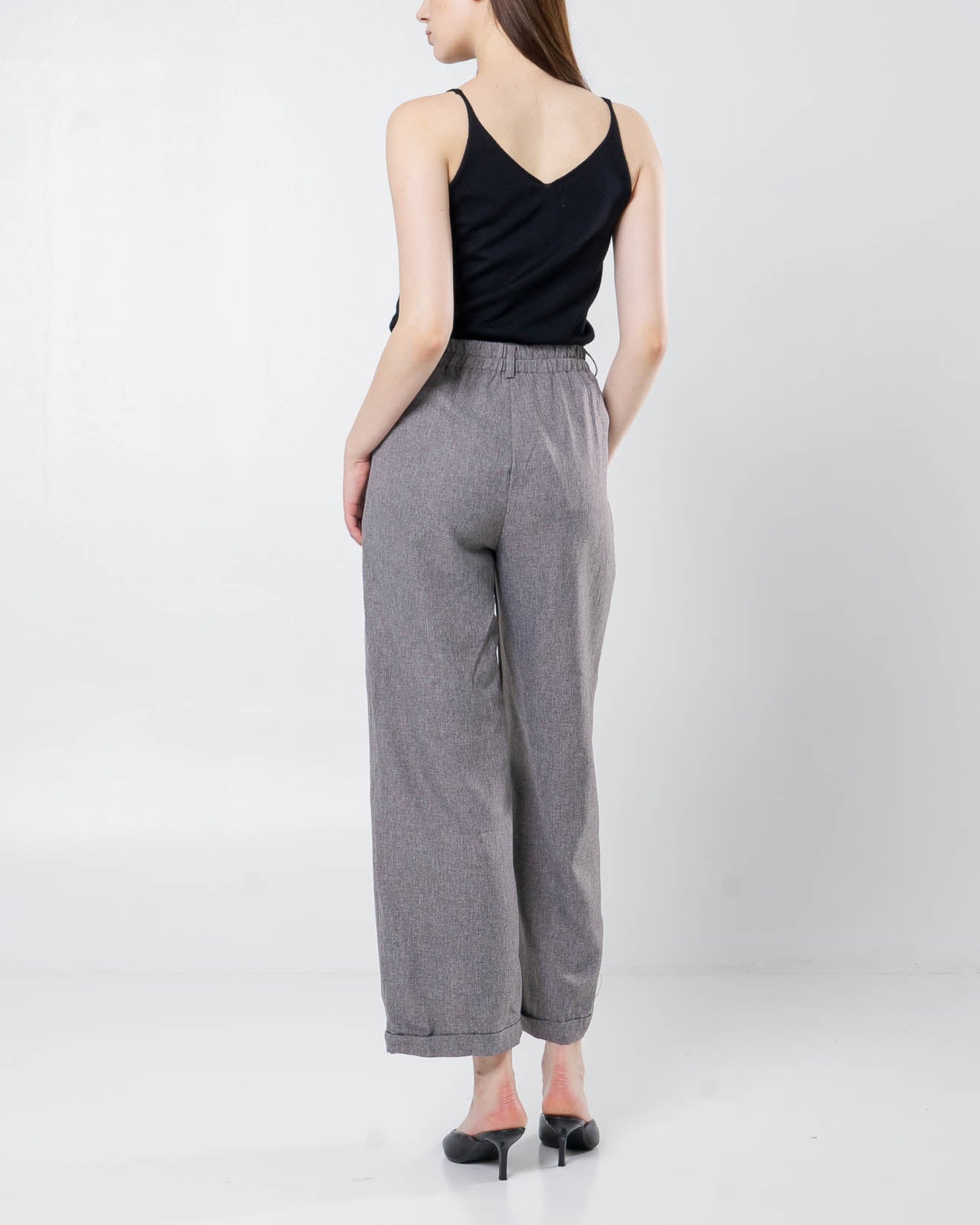 Niki Wide Grey Pants –  Celana Panjang Wanita Formal -  288904