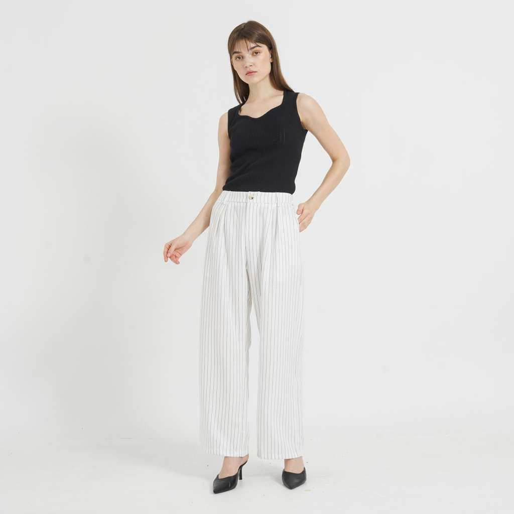 Flyn Pants White - Celana Panjang Wanita - 288907