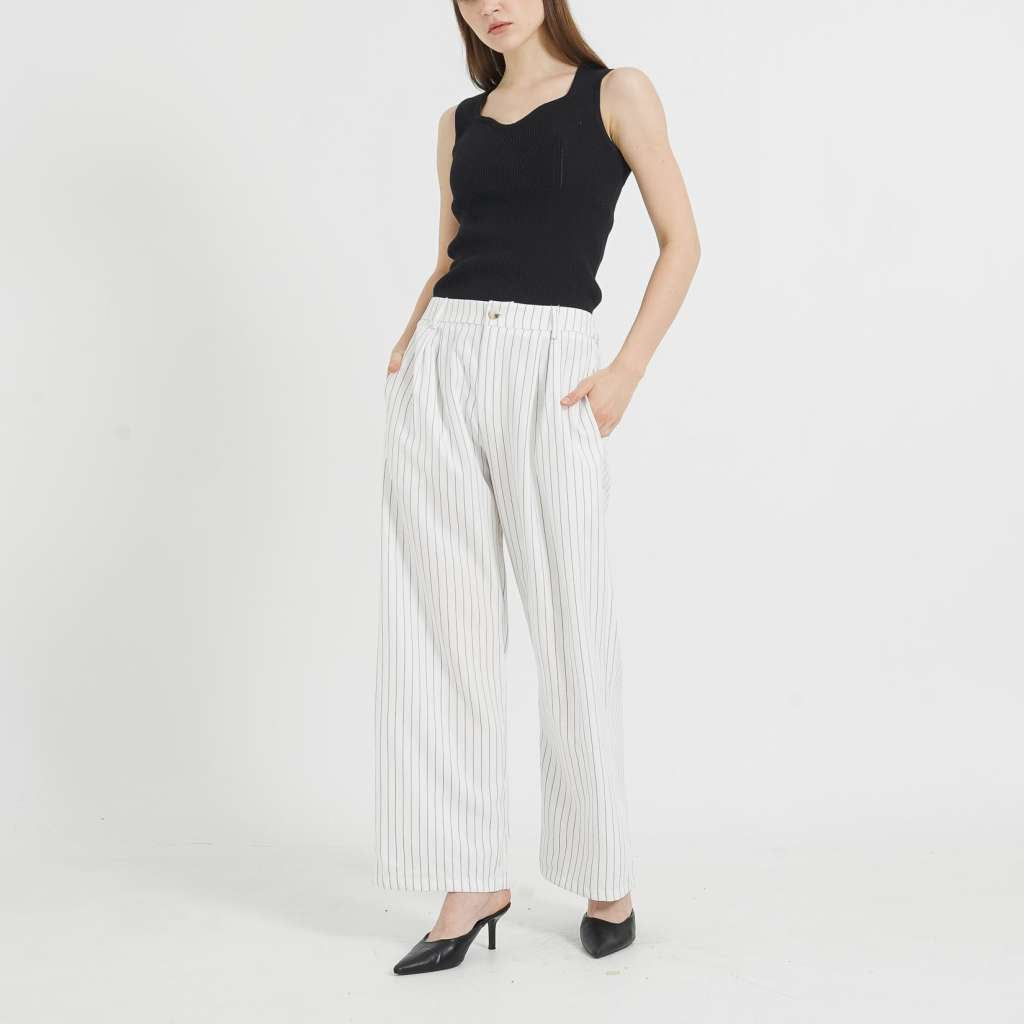 Flyn Pants White - Celana Panjang Wanita - 288907