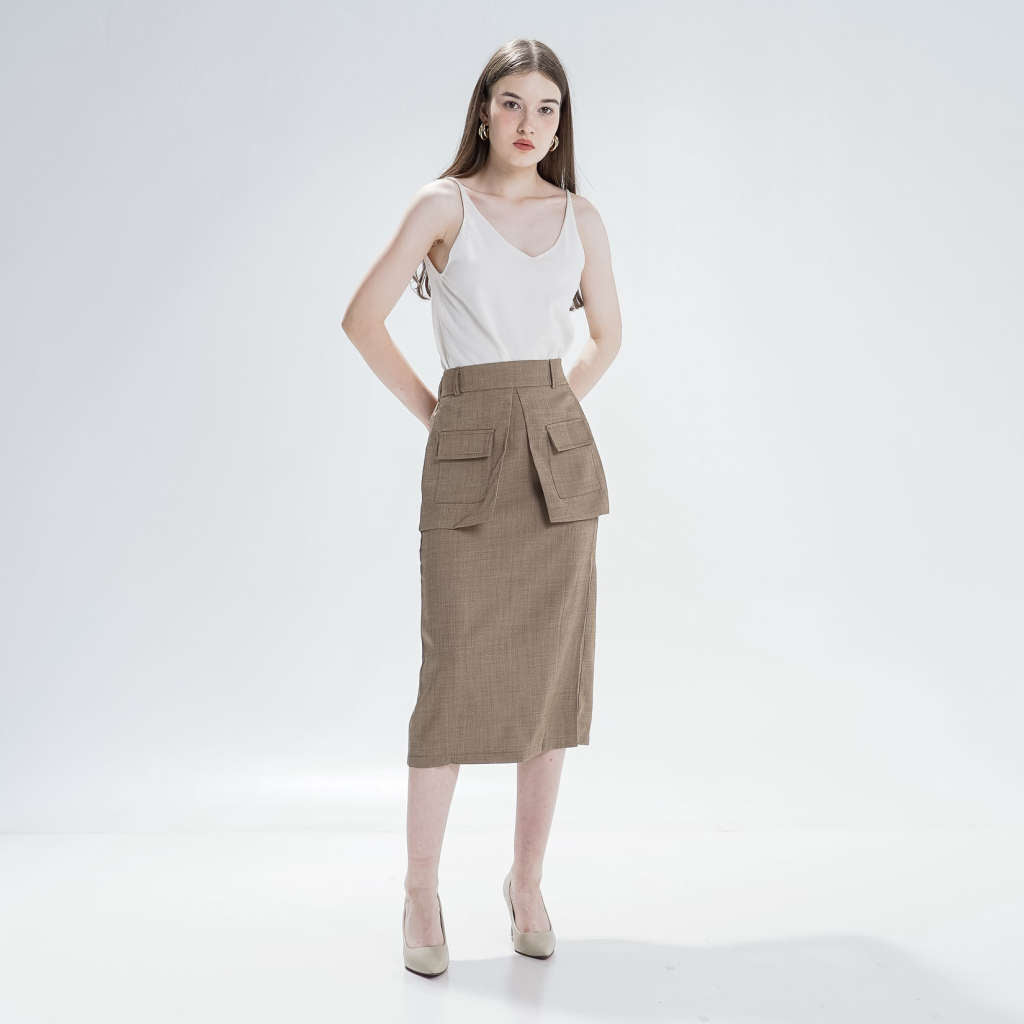 Silvia Skirt Brown