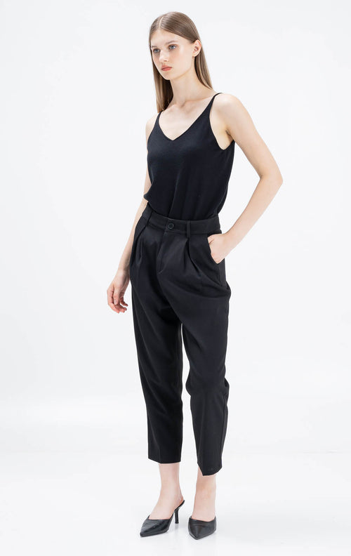 Maddie Pencil Black Pants - Celana Panjang Formal Wanita - 289528