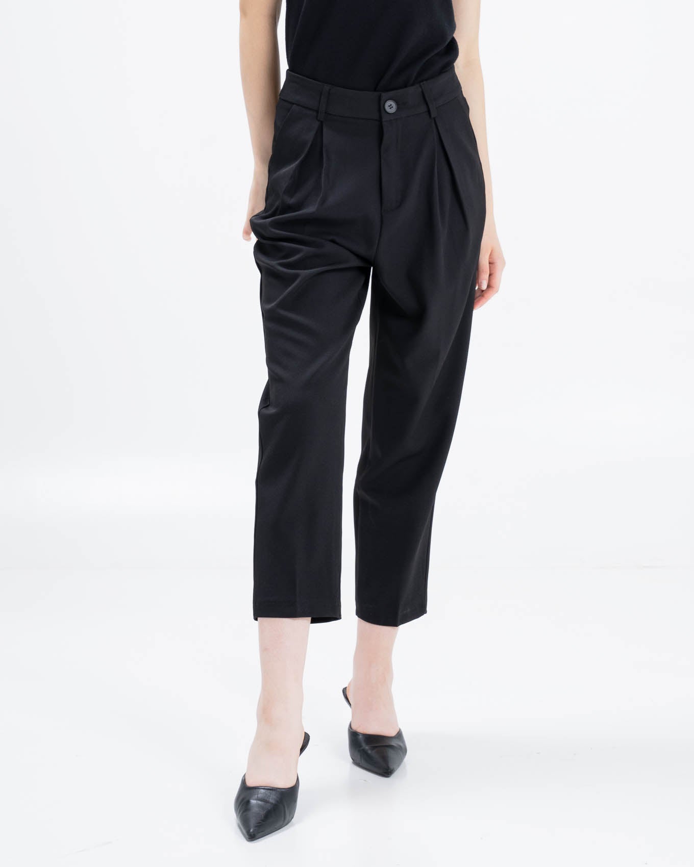 Maddie Pencil Black Pants - Celana Panjang Formal Wanita - 289528