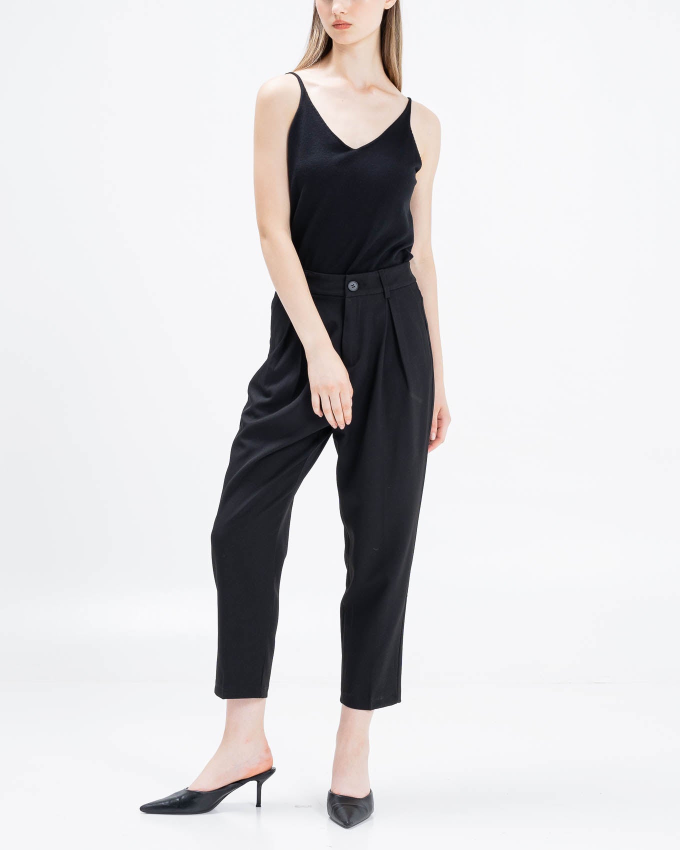 Maddie Pencil Black Pants - Celana Panjang Formal Wanita - 289528