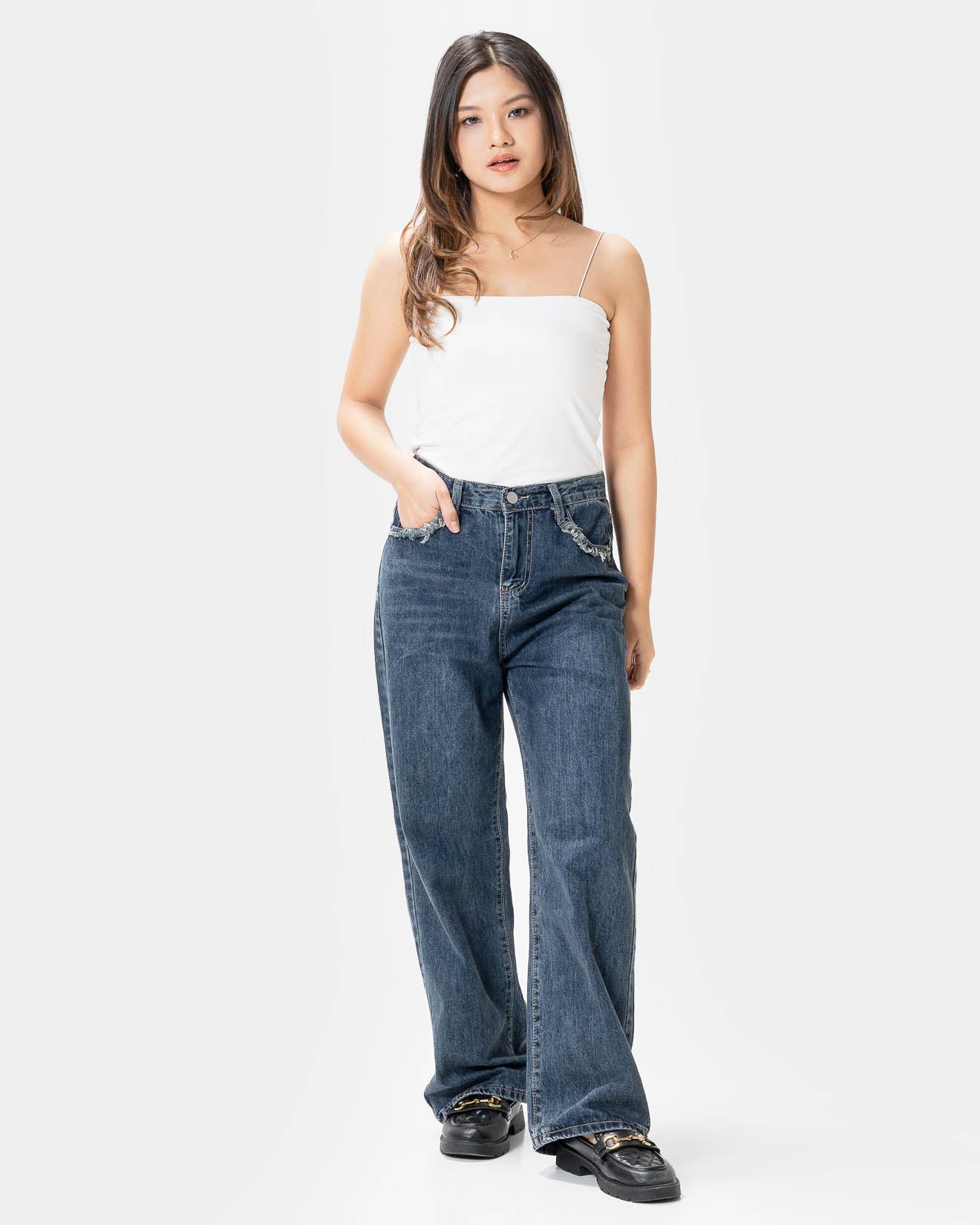 She Blooms Portia SunPants Dark Denim