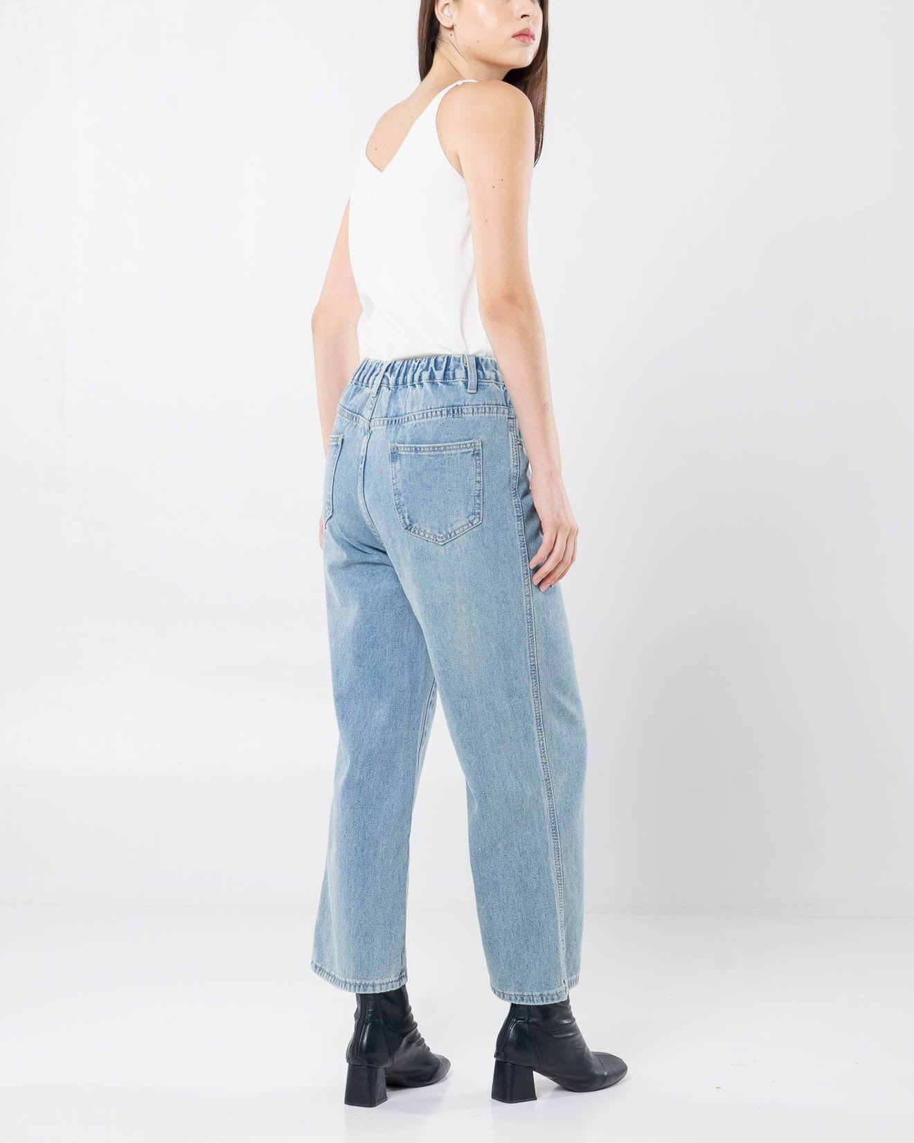 Lou Wide Light Denim Pants –Celana Panjang Jeans Wanita - 289832