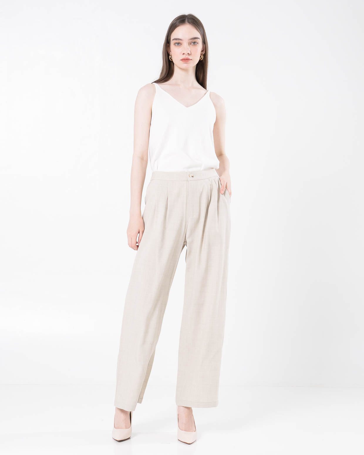 Mandarins Pants Ivory