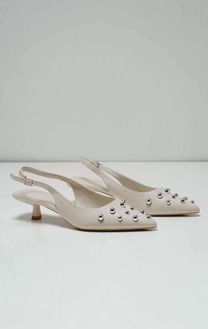 Chantals Heels Ivory