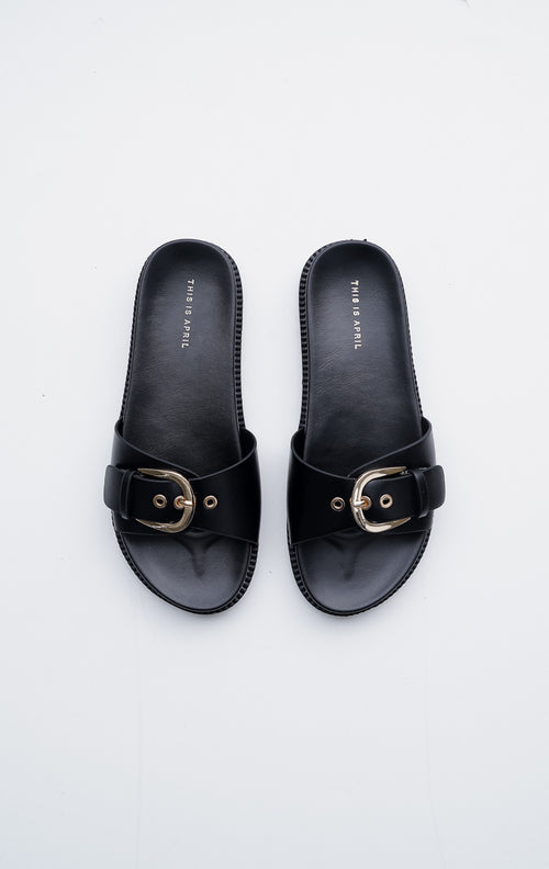 Klaine Sandals Black