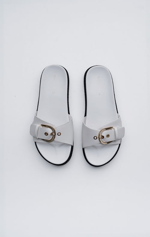 Klaine Sandals White