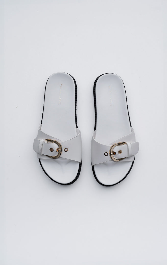 Klaine Sandals White