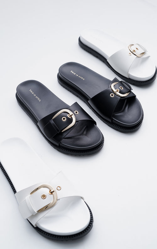 Klaine Sandals White