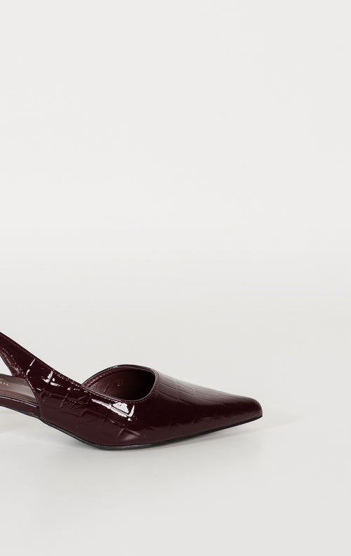 Patrice Heels Maroon