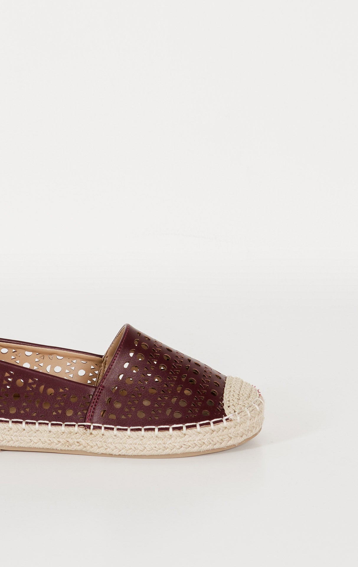 Pauline Espadrilles Maroon Shoes