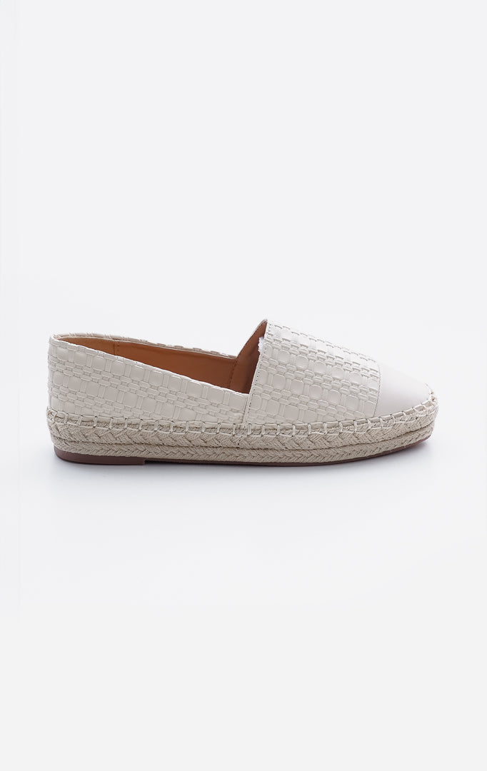Blanc Espadrilles Ivory