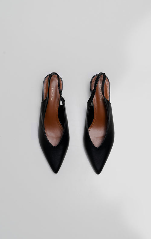 Aitana Heels Black - Heels Mewah Wanita - 588005