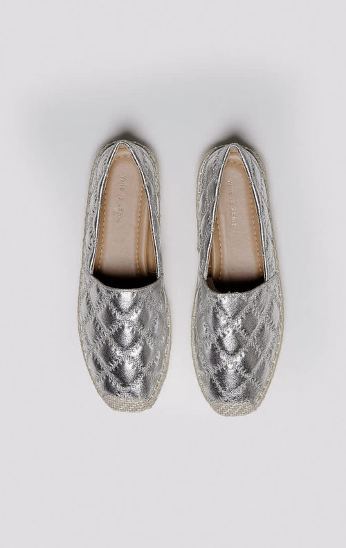 Lowe Espadrilles Silver - Shoes Mewah Wanita - 589000