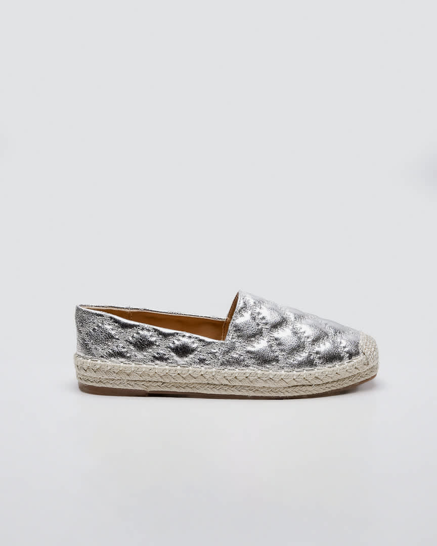 Lowe Espadrilles Silver - Shoes Mewah Wanita - 589000