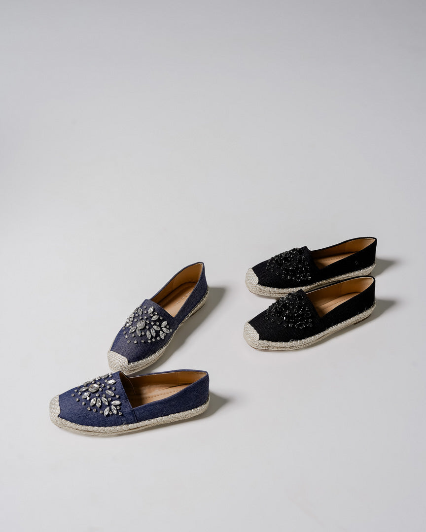 Denzel Espadrilles Black - Shoes Mewah Wanita - 589006