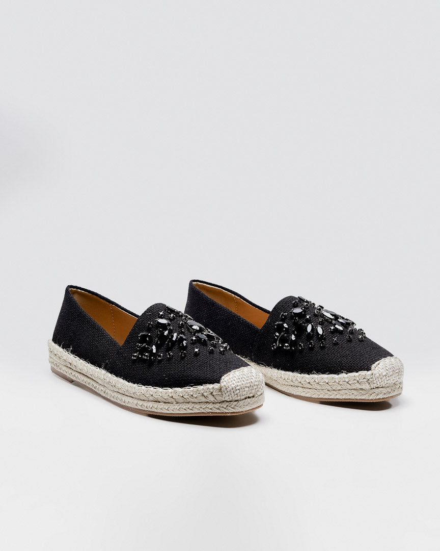 Denzel Espadrilles Black - Shoes Mewah Wanita - 589006