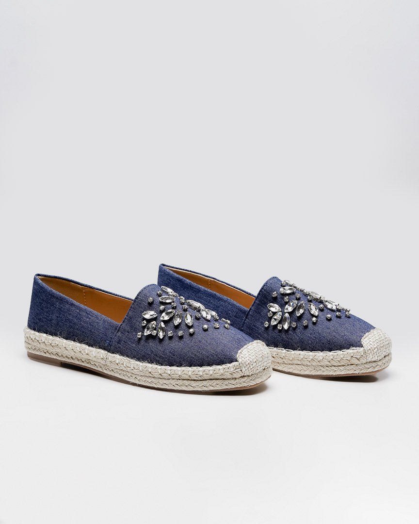 Denzel Espadrilles Denim - Shoes Mewah Wanita - 589007