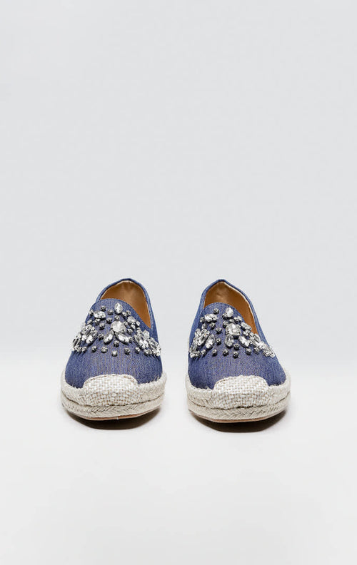 Denzel Espadrilles Denim - Shoes Mewah Wanita - 589007