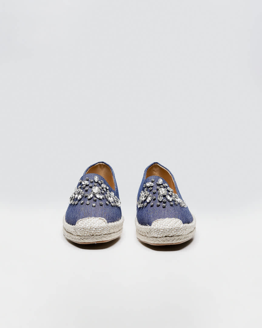 Denzel Espadrilles Denim - Shoes Mewah Wanita - 589007