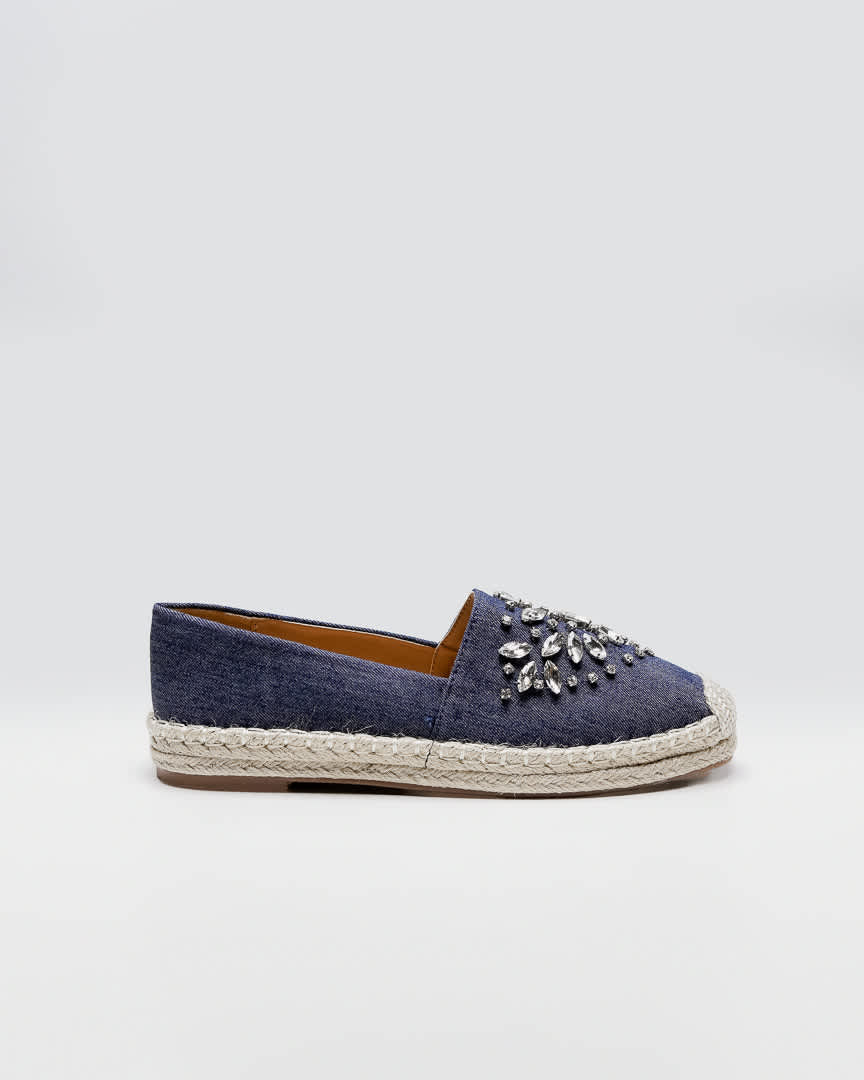 Denzel Espadrilles Denim - Shoes Mewah Wanita - 589007