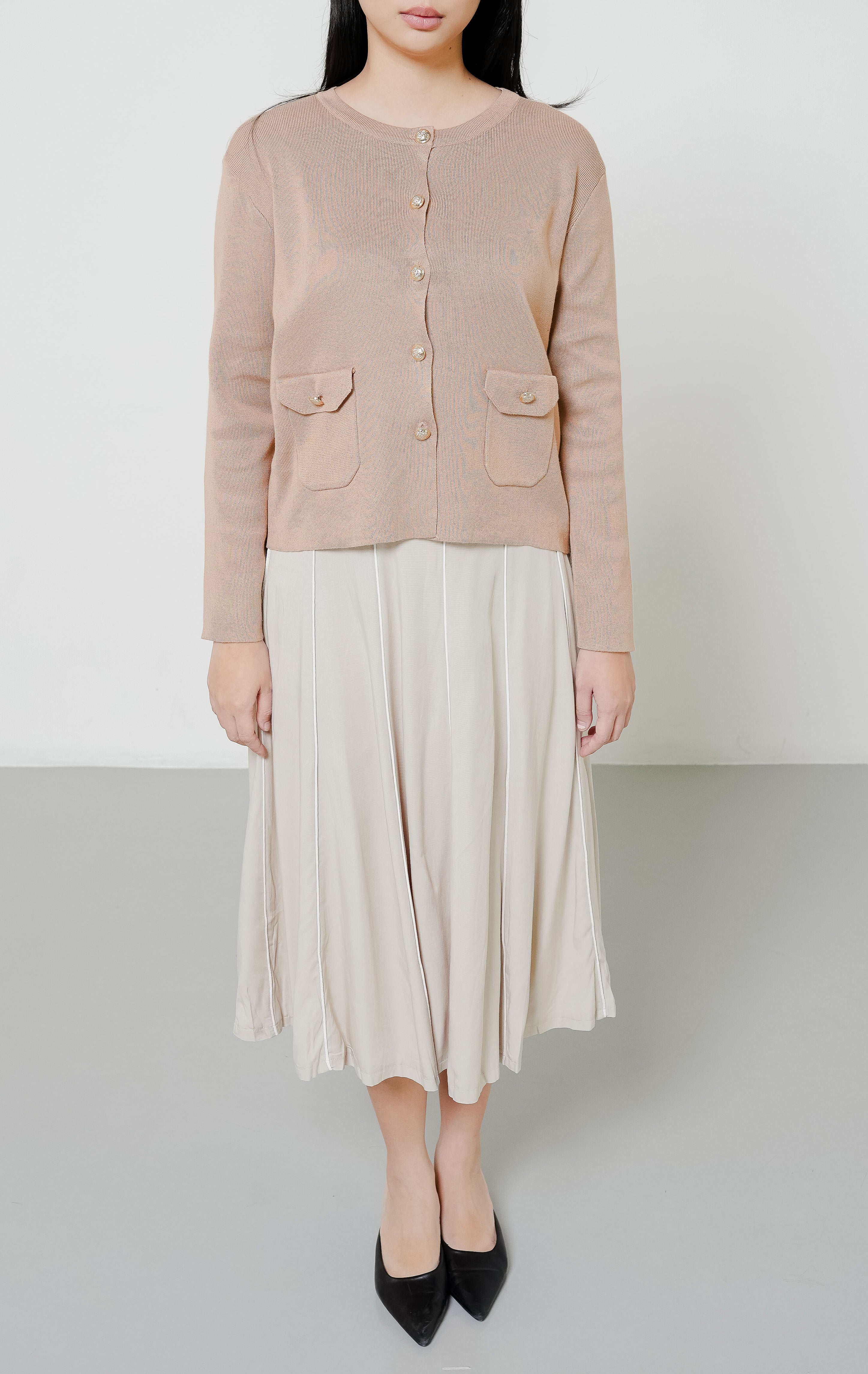 Mindy Cardigan Brown
