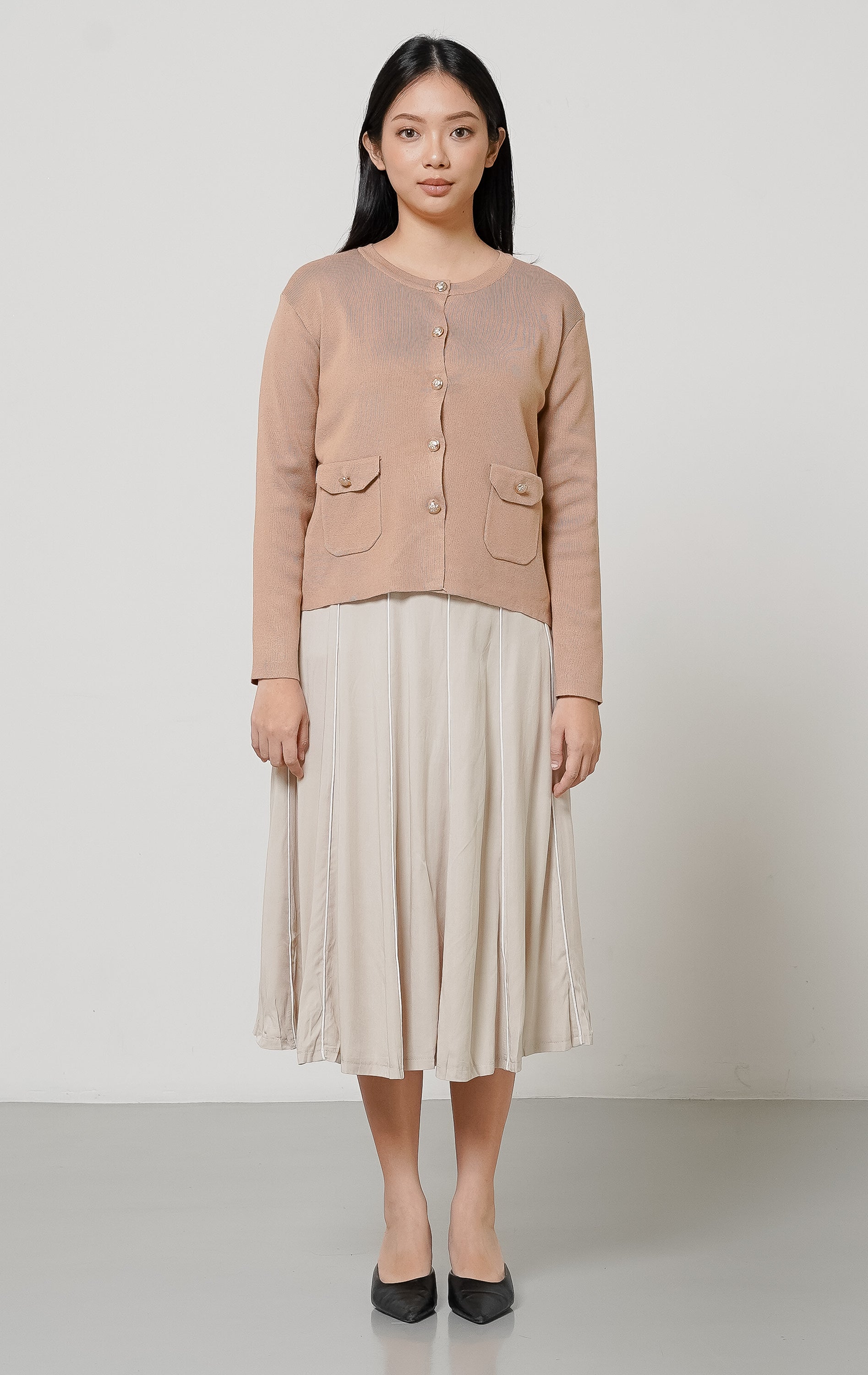 Mindy Cardigan Brown