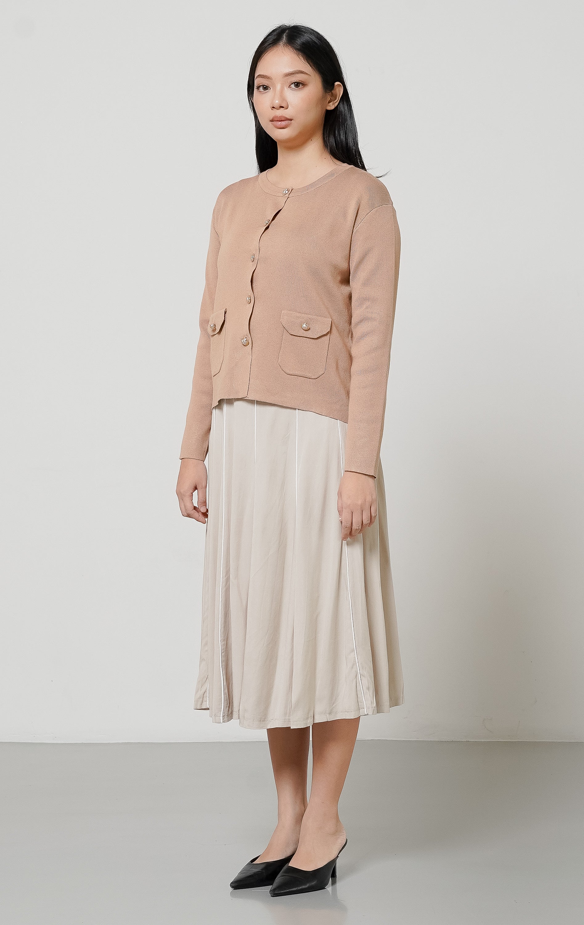 Mindy Cardigan Brown