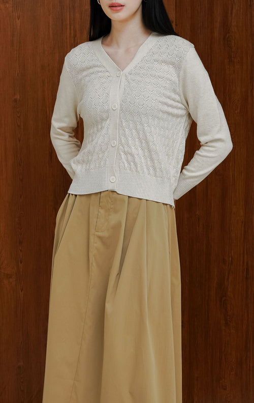 Selvy Cardigan ivory
