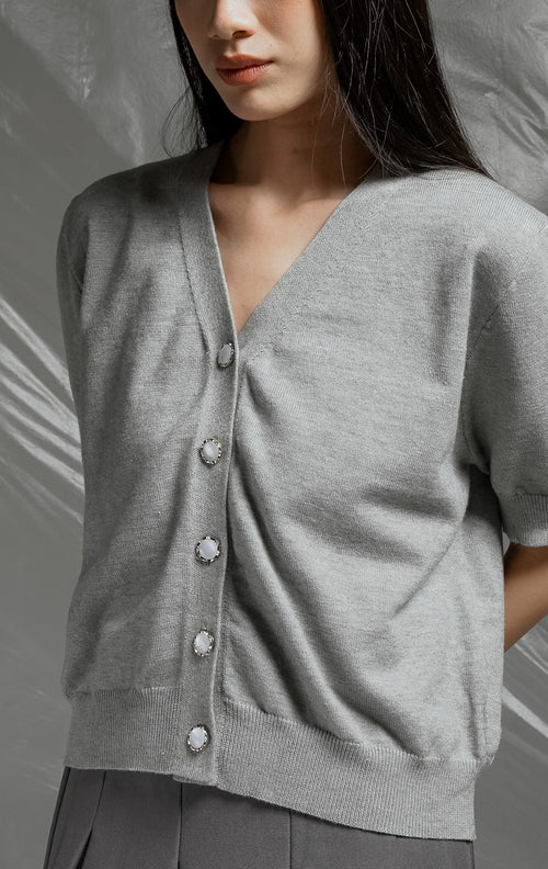 Carla Top Grey